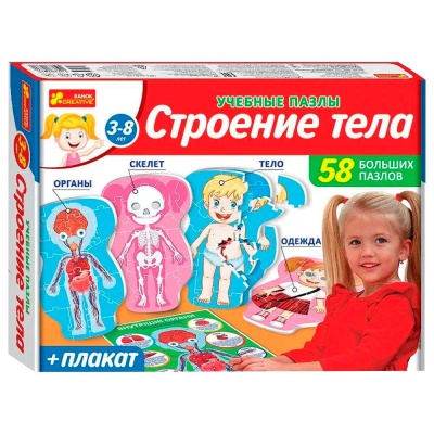 Настольная игра Строение тела Ranok 13120142Р